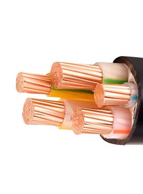 线缆ZC-YJV3*701*35铜缆芯J4芯YV铠装三相四线70平+阻燃电线