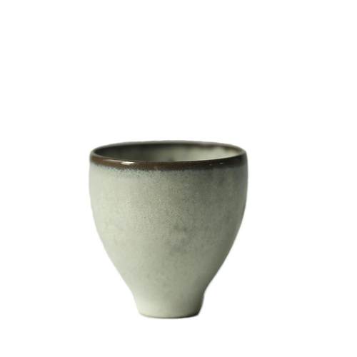 粉引开片可养茶杯主人杯单杯品茗杯粗陶手工日式温润60ml