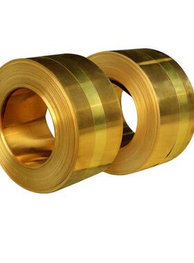 黄铜带6GFP5全hh62软半硬硬黄铜箔冲压拉伸