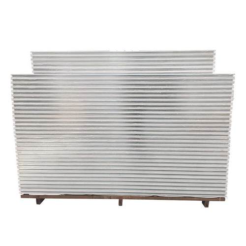 手彩钢板岩棉板彩钢板复合工夹芯棉厂隔净845化板墙吊顶防火房保