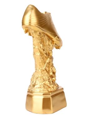 摆件欧州杯树脂工艺品运动金球鞋奖杯礼品厂家欧式手工