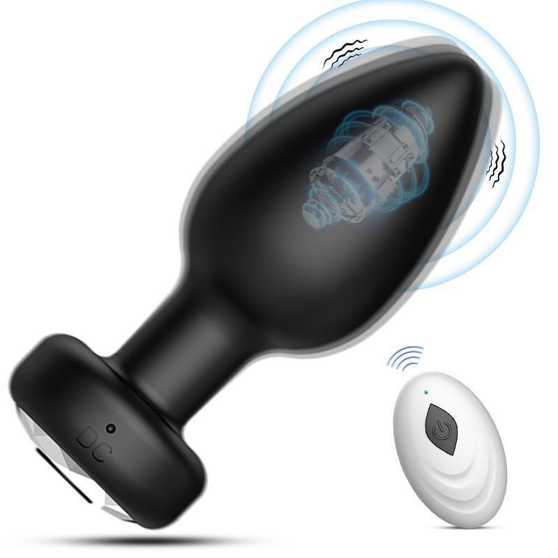 Vibrating Plug Anal Sex Toy Vibrator Remote Control Prostate