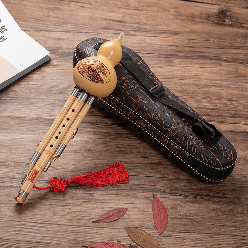 聆客C2七孔科技楠竹葫芦丝乐器初学C调降b调小学生初学者儿童