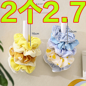 新款免打孔儿童发夹收纳架挂墙头绳皮筋女童发箍发圈发卡发饰品