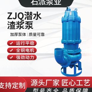 渣浆泵河底清淤搅拌泥沙泵 ZJQ潜水抽沙泵抽沙泵泥浆泵潜污泵立式