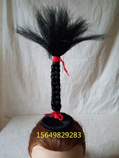 速发超值包子相声双簧小辫邮 戏剧朝天小辫 舞台小品演出双用道具