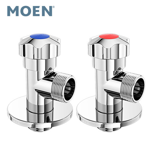 摩恩冷热水三角阀家用水阀开关