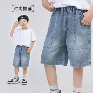 甜甜圈專享 NZK25333 兒童小狗刺繡牛仔短褲