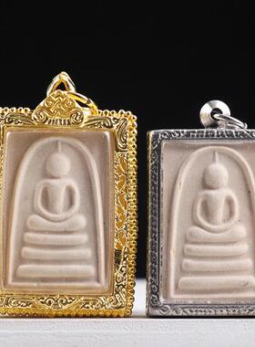 泰国佛牌龙婆培2539年喷系列崇迪佛自身老牌项链吊坠