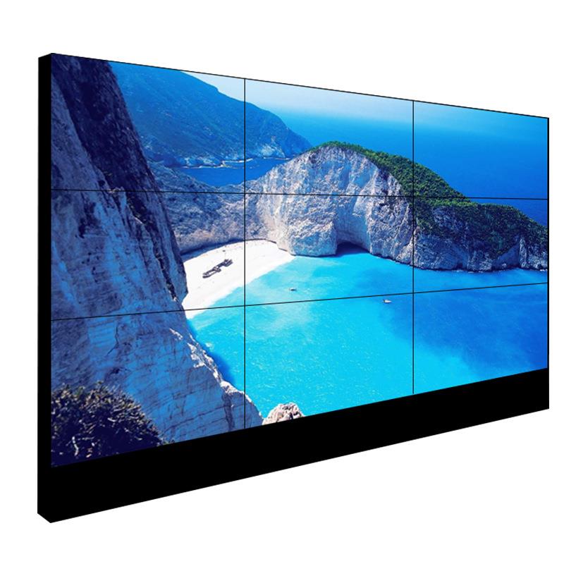 49/55/65寸3.5mm拼缝LCD拼接屏展厅广告宣传会议室监控液晶拼接屏