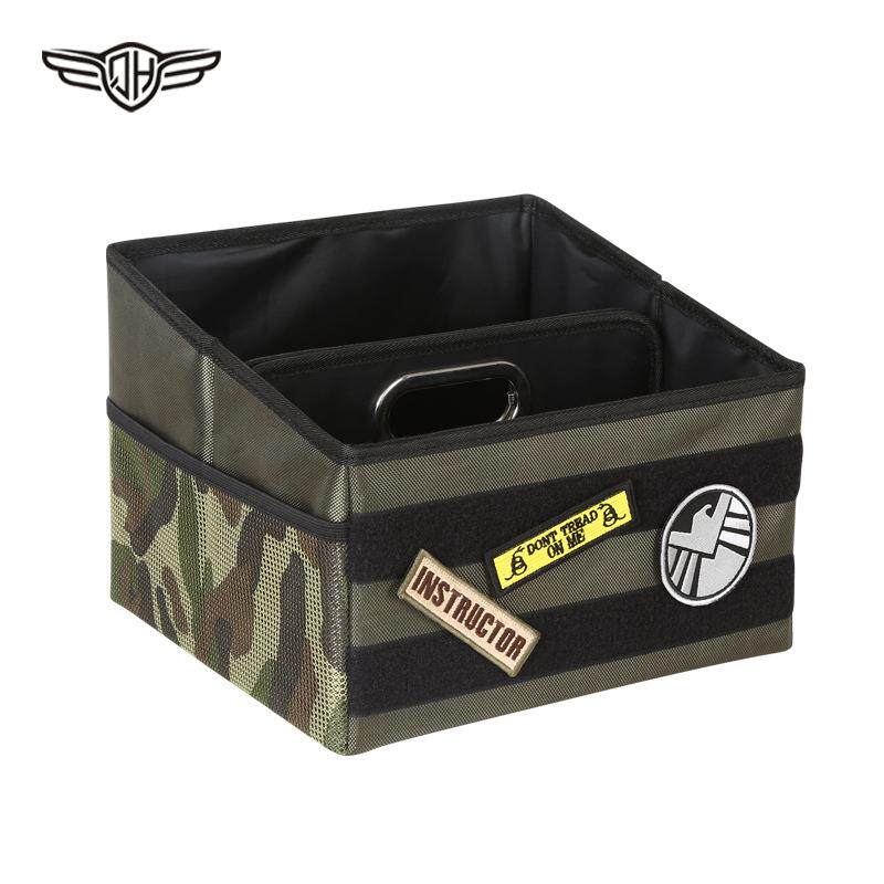 车载收纳箱大容量杂物整理箱便捷收纳可折叠防水汽车后备箱储物箱