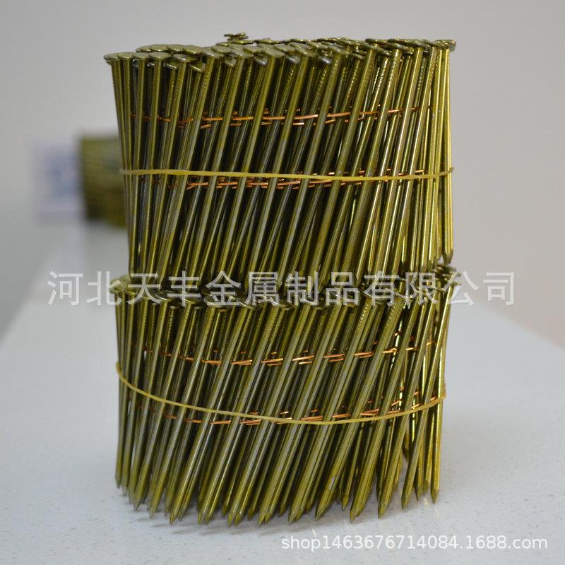 定制家居装潢木制托盘小帽螺纹卷钉70#家具五金光杆卷钉