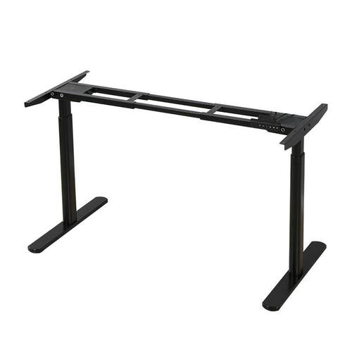 椭圆电动升降桌站立式办公桌学习桌子双电机智能升降桌架现货