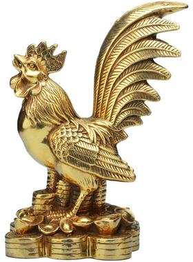 黄铜十二生肖摆件猪狗牛羊鸡龙兔蛇马猴鼠虎客厅玄关工艺礼品铜艺