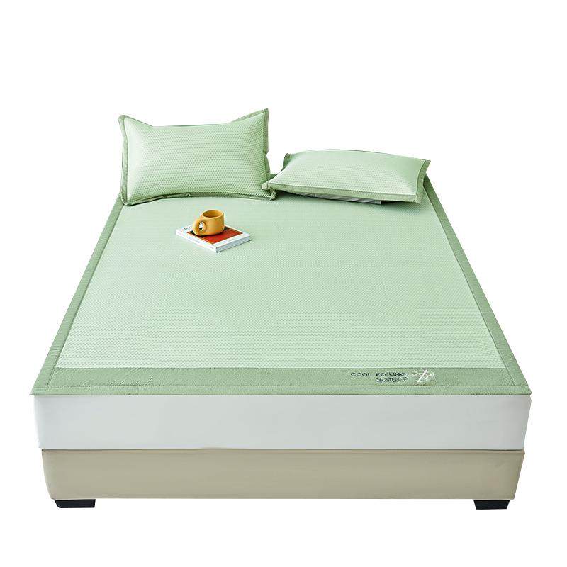 新款夏天凉感冰丝豆豆凉席床垫三件套宿舍可水洗单人席子2024新款,床上用品,冰丝席,淘宝优惠券,粉丝福利购,淘宝优惠卷