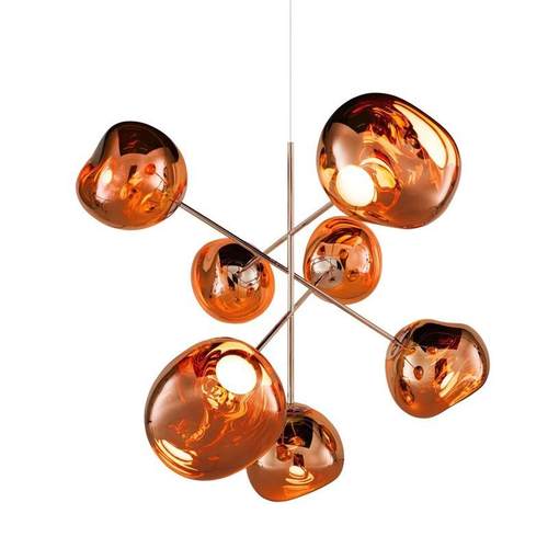 后现代设计师熔岩餐厅吊灯北欧酒吧别墅客厅复式楼梯间氛围灯