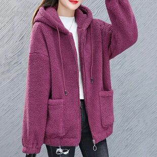 Loose Korean sweatshirt jacket for women女式宽松韩版卫衣外套