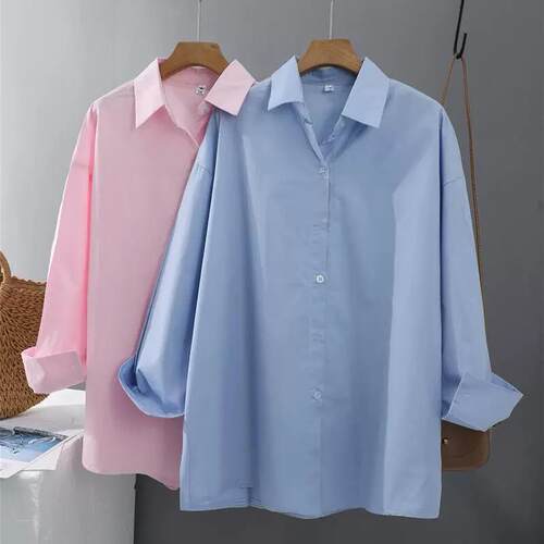 Loose long sleeved shir long sleeved top宽松长袖衬衫长袖上衣