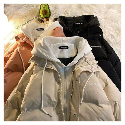 Loose cotton coat and thick bread jacket宽松棉衣加厚面包服女