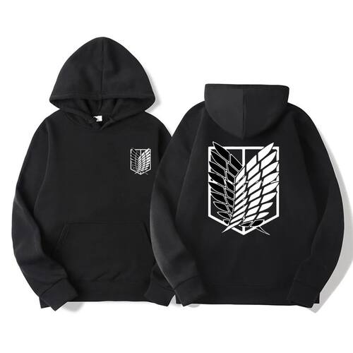 Anime printed long sleeved hoodie sweatshirt长袖连帽衫卫衣男