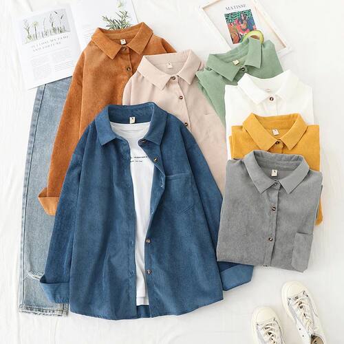 Retro base shirt, loose long sleeved shirt复古打底衫长袖衬衣