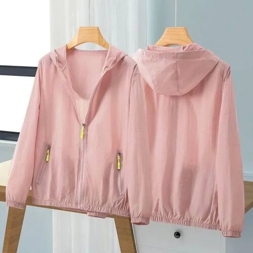 Loose long sleeved plus size sunscreen clothin长袖大码防晒服