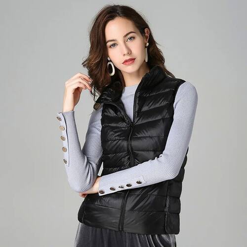 Slim fit plus size vest jacket for women女式修身大码背心外套