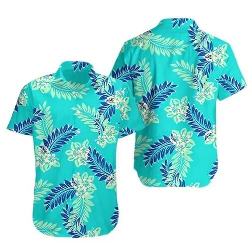 3D digital printed collar plus size shirt 3D印花翻领大码衬衫