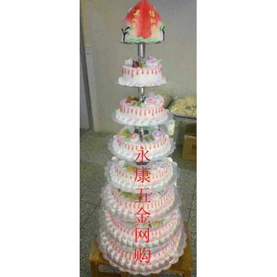烘焙八层8层或9层单柱铝生日多层蛋糕架子支架婚庆婚礼贺寿喜置物