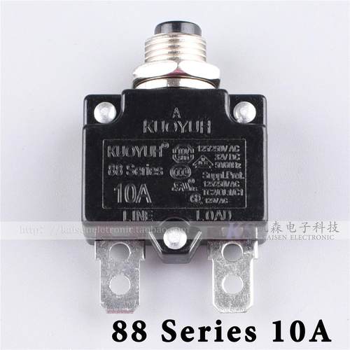 KUOYUH 88 Series 10A手动复位外置断路器过载保护器保险3-40Amps