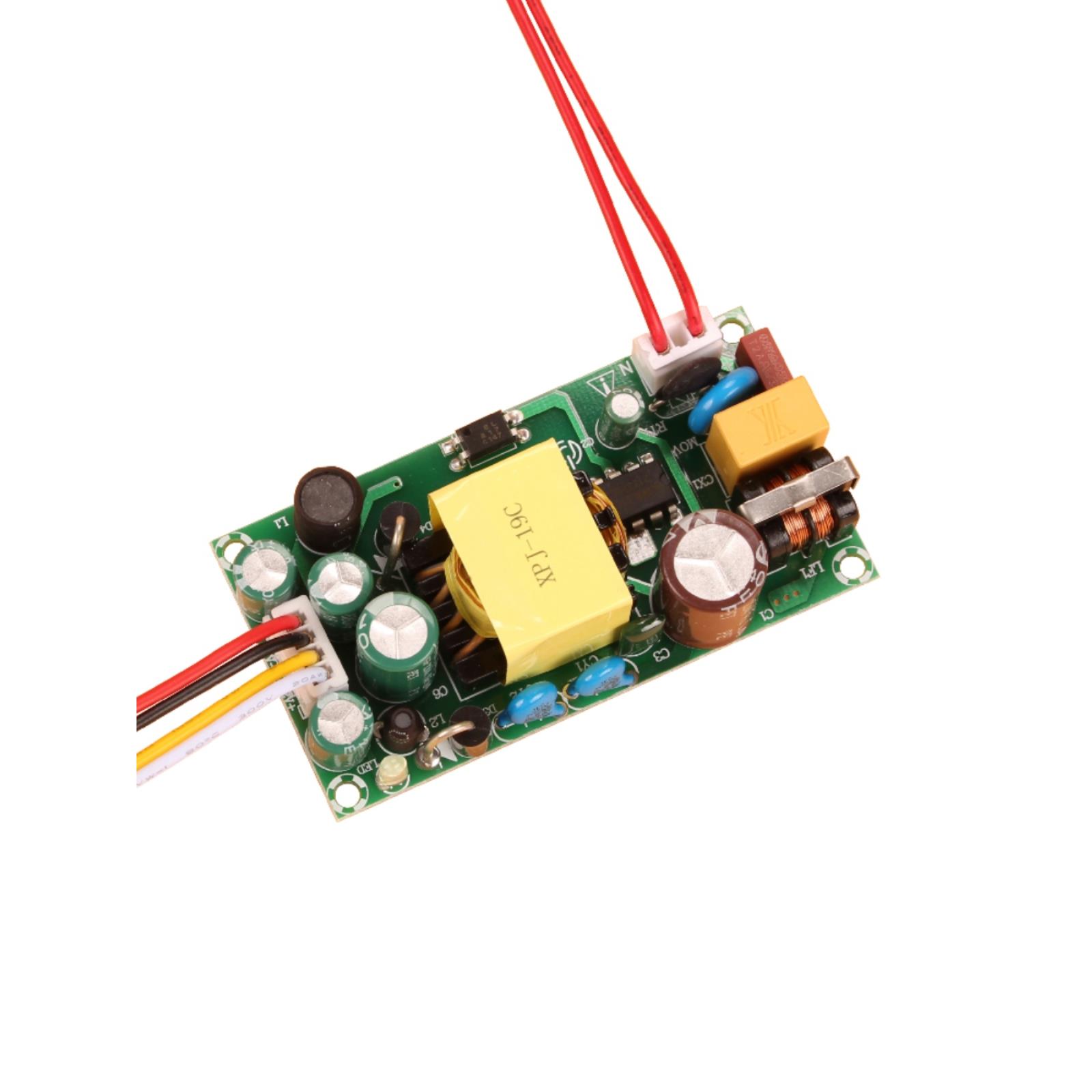 双组输出12V5V开关电源适配器双电压升降裸板模块1A2A5A智能24V