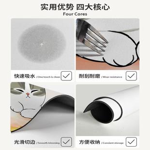 卡通浴室吸水地垫防滑垫软硅藻泥卫生间脚垫家用地毯入户门垫子