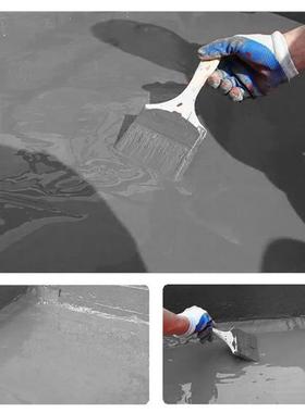 红橡胶楼顶防水涂料可外露大面积天沟瓦房防漏胶屋顶屋面红色补漏