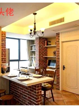 红色外墙文化砖仿古砖片人造文化砖小红砖片室内背景墙水泥青灰砖