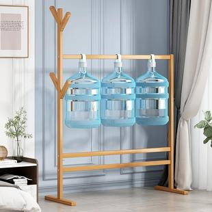衣帽架落地卧室家用实木树杈型挂衣架鞋架一体多功能简易收纳架子