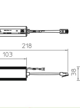 OBO 用于 ISDN RJ45 的电涌保护器 5081984 / RJ45-TELE 4-F