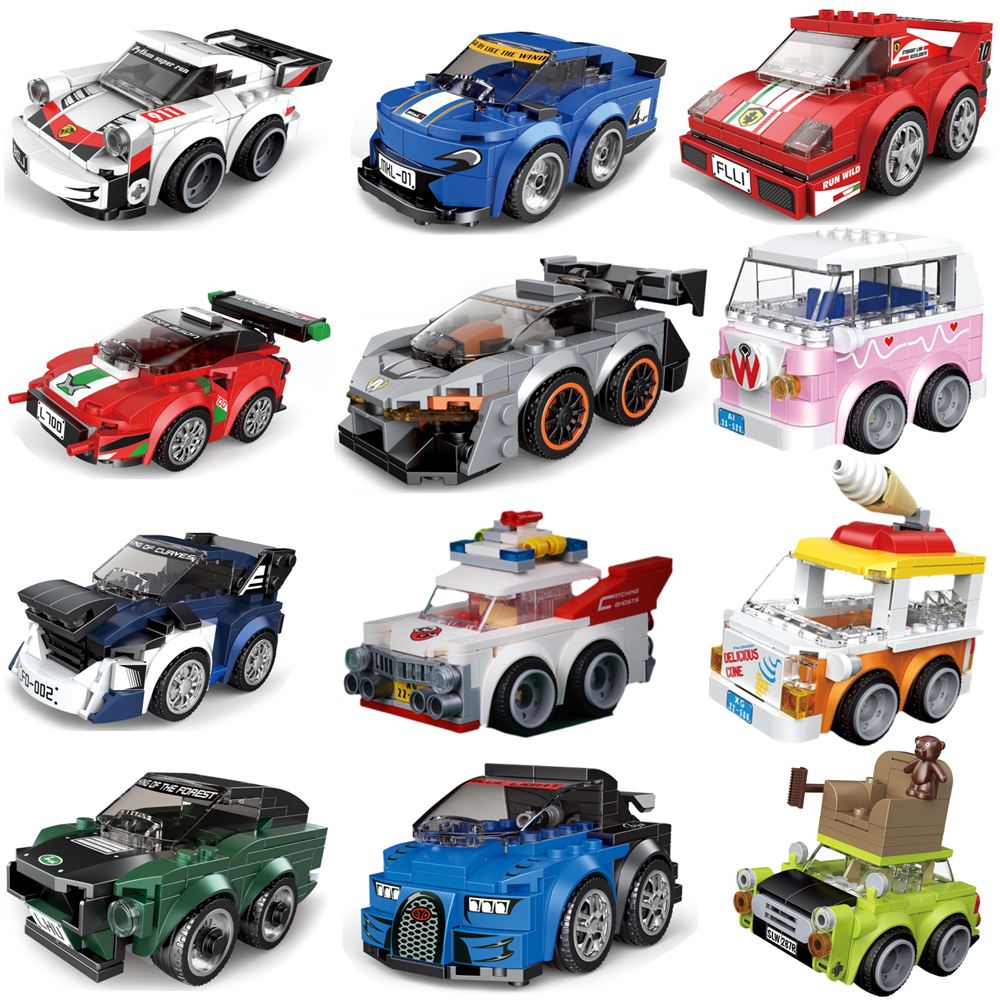 积蛋车迷你回力车积木拼装玩具