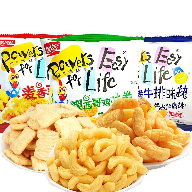 盼盼麦香鸡味块独立小包装 8g*10包 混合味