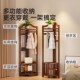 挂衣架实木落地衣帽架卧室床边晚上放衣神器转角置物W家用不占空