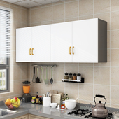 厨房吊柜墙壁柜卧室挂墙式 储物衣柜阳台简L约壁挂柜卫生间浴室顶