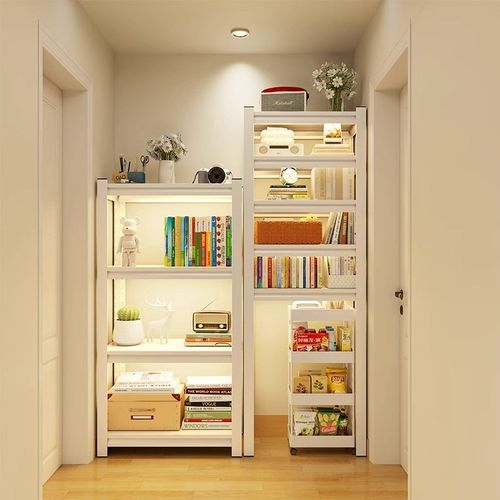 加高书架下空行李箱置物r架客厅学生书本书柜储物收纳架子高脚货