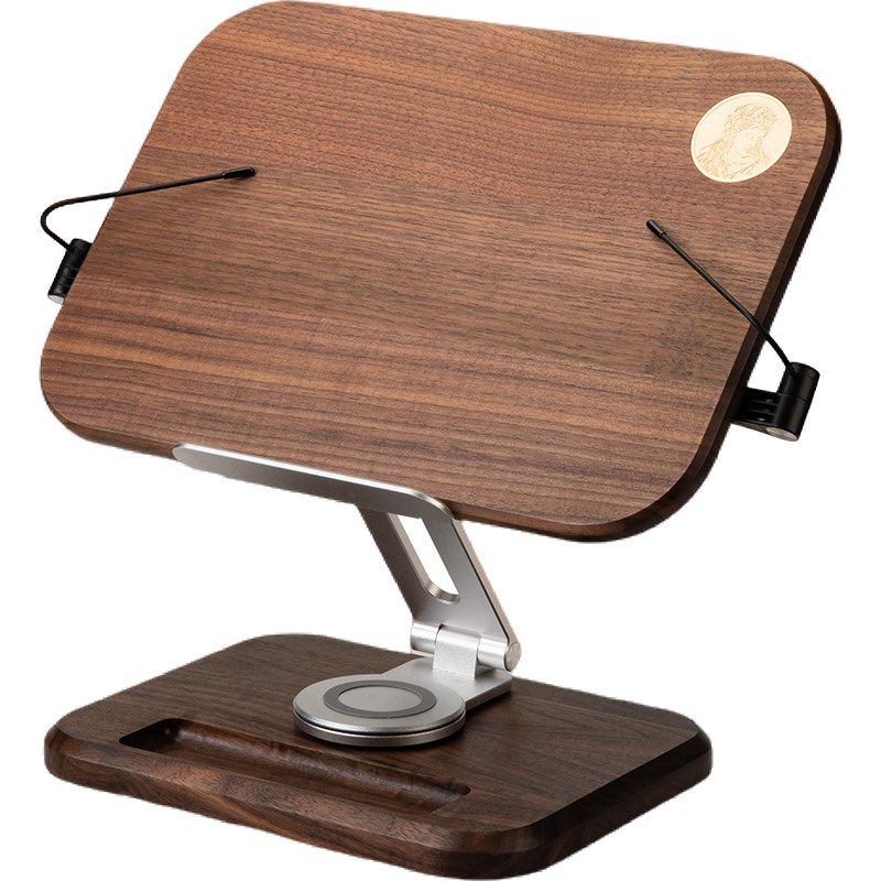 实木书架阅读架看书m神器儿童绘本桌面可升降多功能读书支架书立