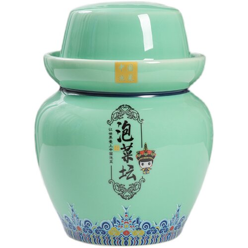 陶瓷泡菜坛子四川土n陶酸菜咸菜缸腌菜罐密封罐淹菜保鲜储物罐家