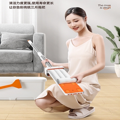 欧沐嘉拖把新款平板懒人免手w洗拖地神器木地板专用拖布家用一拖
