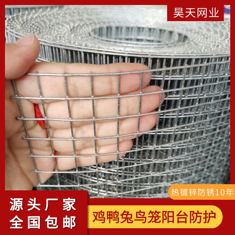 镀锌铁丝网围栏防护隔离网v养鸡家用电焊网护栏网果园养殖网栅栏