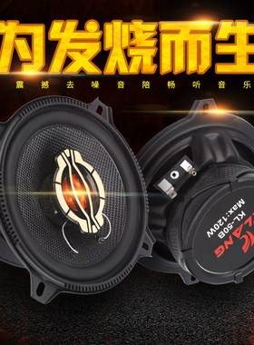 汽车音响4寸5寸6寸n65寸6*9同轴全频高中重低音车载改装喇叭套装