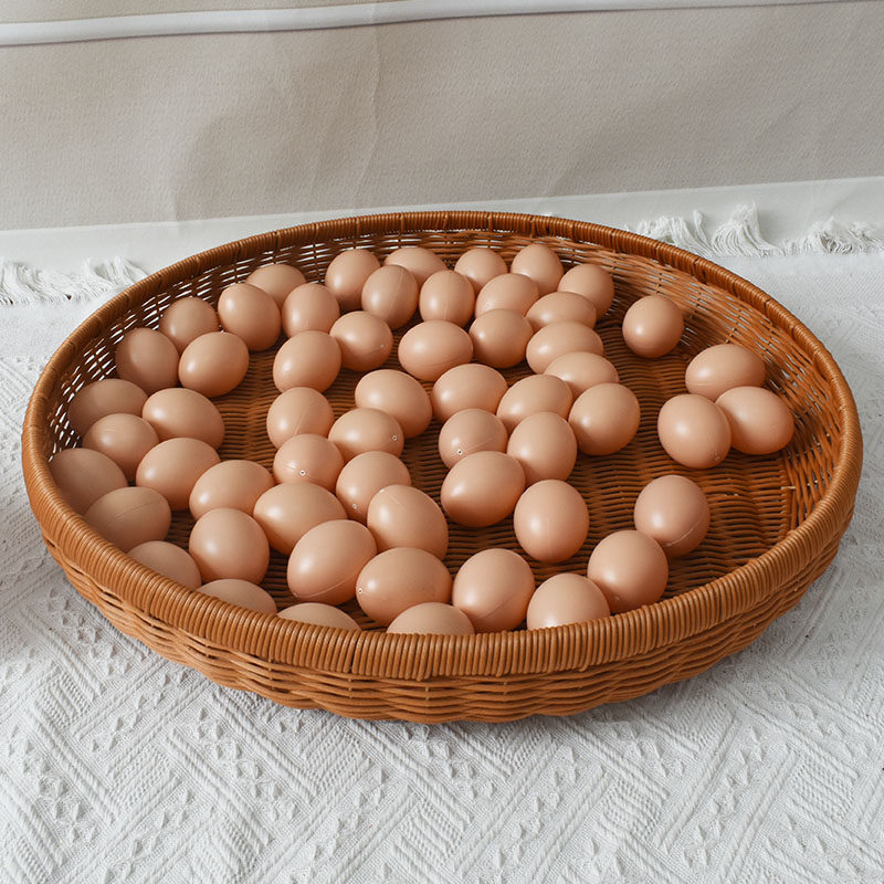 仿藤手工c编织收纳筐家用洗菜篮水果篮子整理托盘仿圆形簸箕晾晒,收纳整理,收纳筐,淘宝优惠券,粉丝福利购,淘宝优惠卷