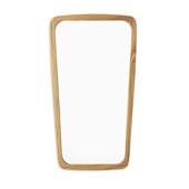 木纳家具中古实木化妆镜贴墙挂墙B小镜子自粘小型梳妆镜全身穿衣