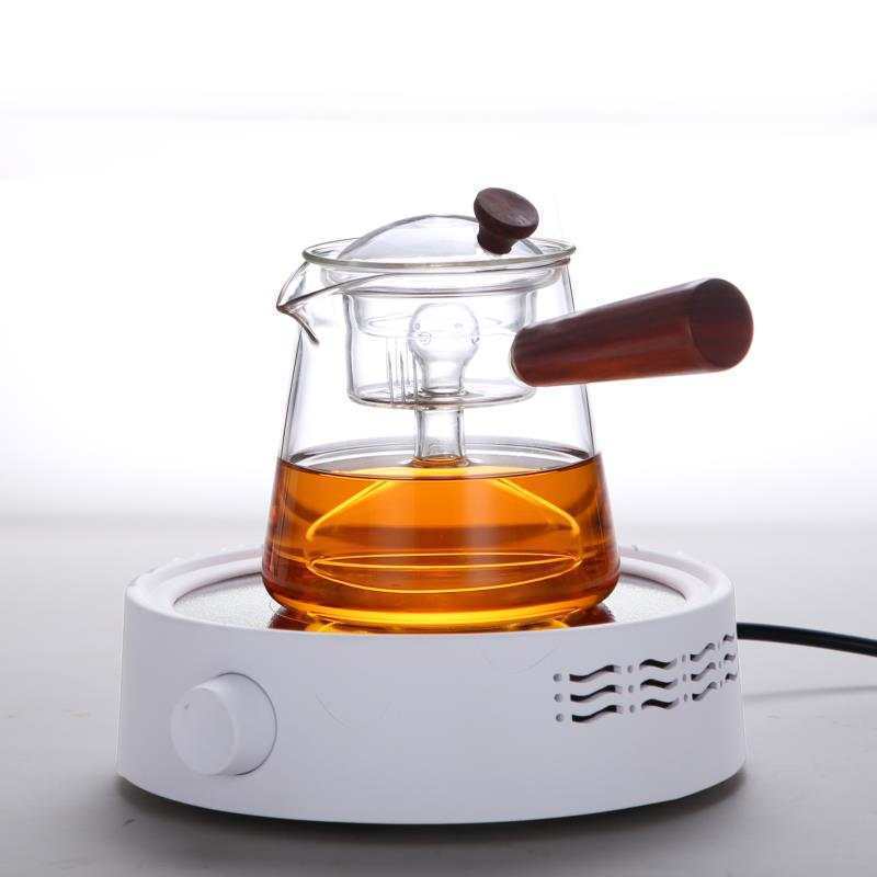 蒸茶器蒸汽煮g茶壶煮茶器安化黑茶专用玻璃壶白茶全自动电陶炉家