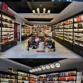 红酒柜家用酒架酒l吧落地柜收纳铁艺展示架置物架酒杯欧式 葡萄酒